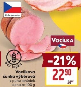 Šunka výběrová Vocílkova Vocílka