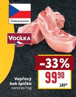 Vepřový bok špička Vocílka