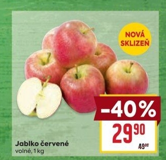 Jablka červená