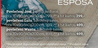 Povlečení Josi, Lulu, Wastu