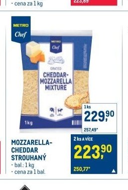 MOZZARELLA-CHEDDAR STROUHANÝ