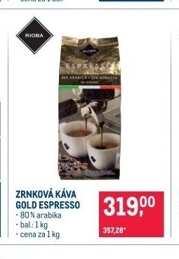 ZRNKOVÁ KÁVA GOLD ESPRESSO
