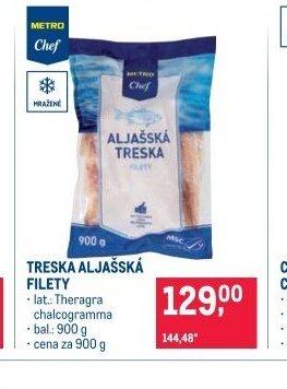 TRESKA ALJAŠSKÁ FILETY