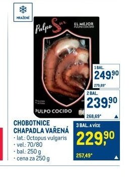 CHOBOTNICE CHAPADLA VAŘENÁ