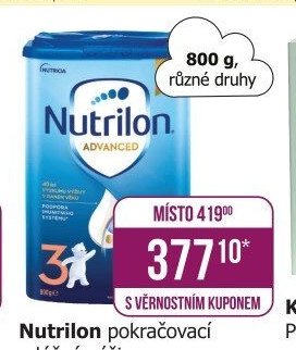 Nutrilon pokračovací mléčná výživa