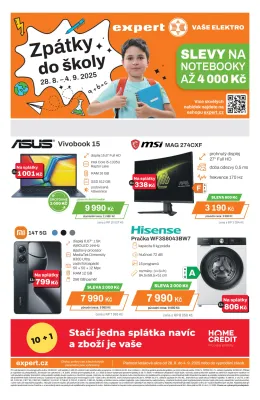 akční leták Expert elektro 28.8.2025-4.9.2025