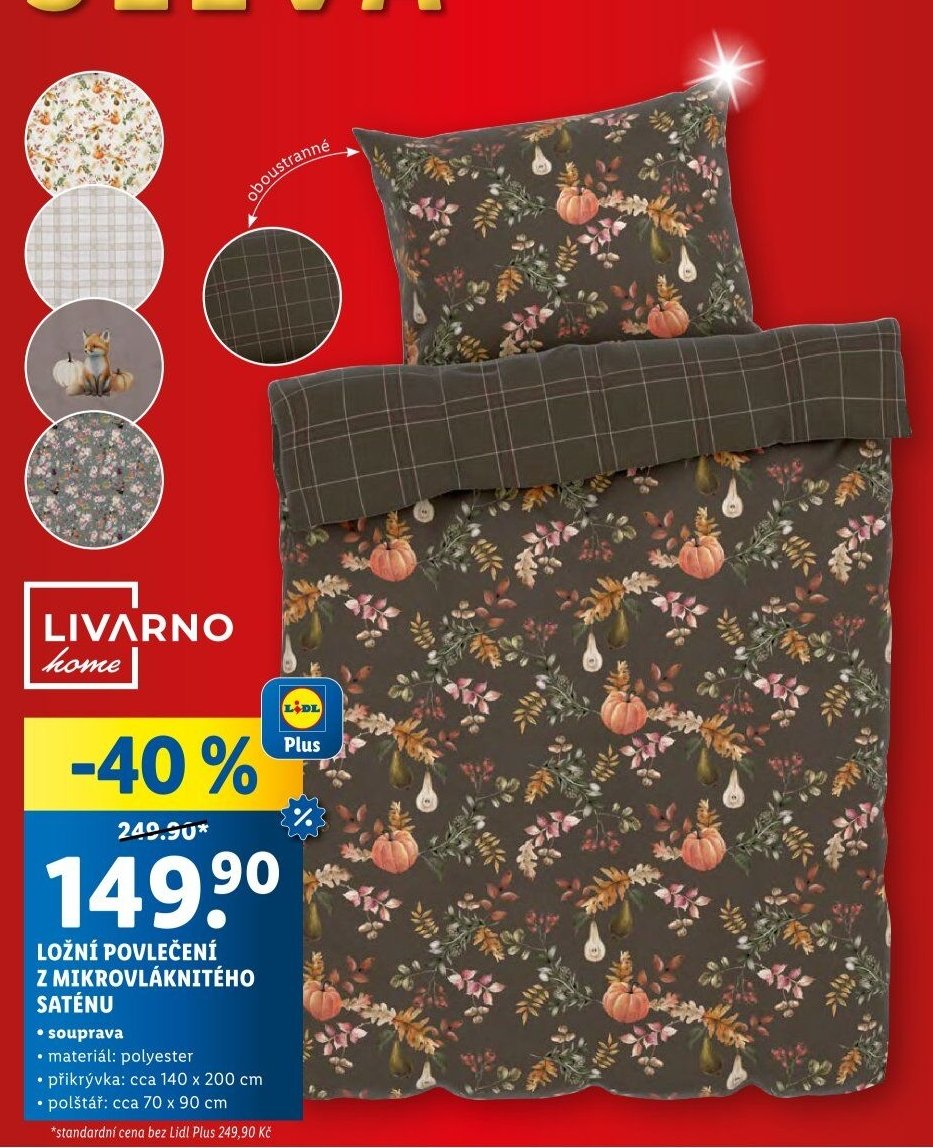 LOŽNÍ POVLEČENÍ Z MIKROVLÁKNITÉHO SATÉNU - Lidl akcniletaky.com