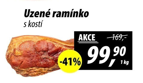 Uzené ramínko s kostí