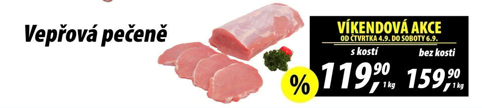 Vepřová pečeně s kostí