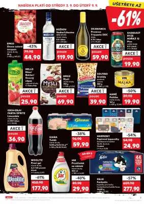 akční leták Kaufland 3.9.2025-9.9.2025