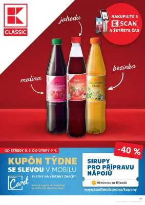 akční leták Kaufland 3.9.2025-9.9.2025
