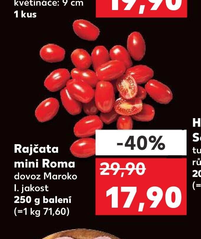 Rajčata mini Roma