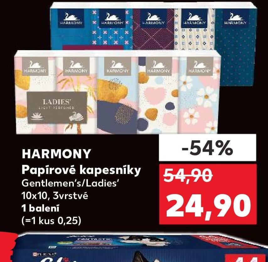 HARMONY Papírové kapesníky