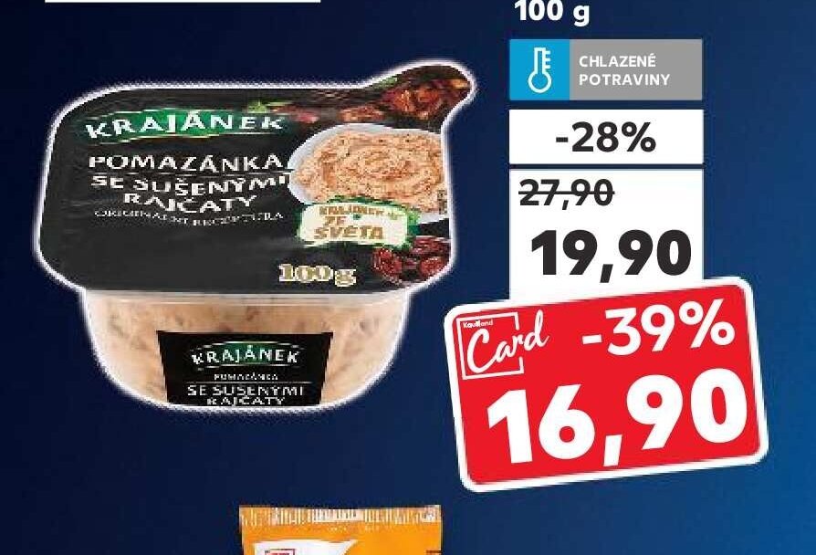 KRAJÁNEK Pomazánka se sušenými rajčaty 100 g - Kaufland akcniletaky.com