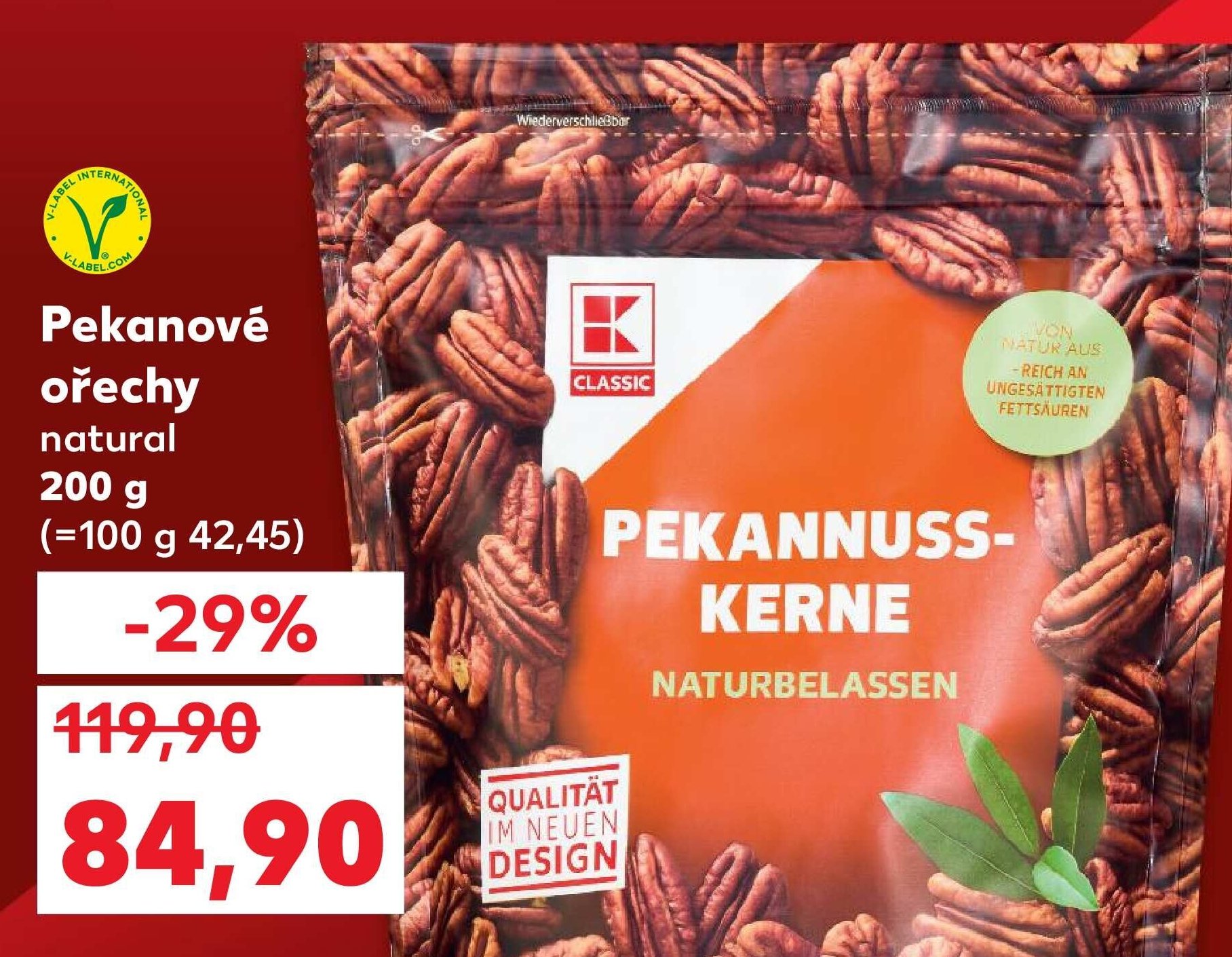 Pekanové ořechy natural 200 g