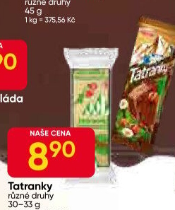 Celomáčené Tatranky Sedita