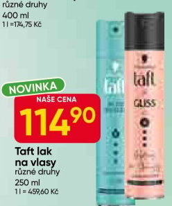 Lak na vlasy Taft Schwarzkopf