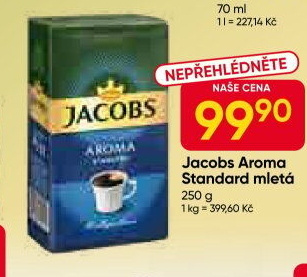 Mletá káva Jacobs Aroma Standard