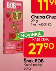 Ovocné pásky Šnek BOB LLC Eco Snack