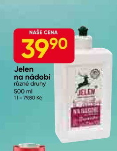 Prostředek na nádobí Jelen