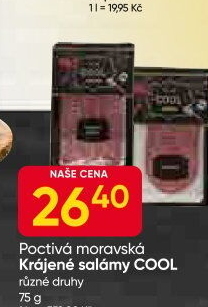 Salámy Cool Poctivá Moravská