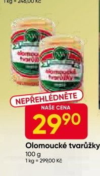 Sýr tvarůžky olomoucké A.W.