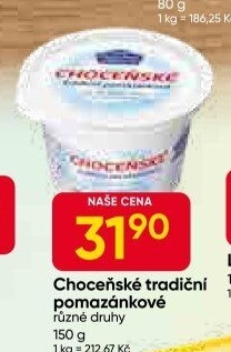 Tradiční pomazánkové Choceňské