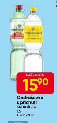 Voda ochucená Ondrášovka