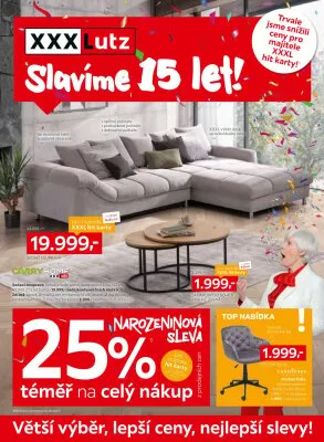 akční leták XXXLutz 1.9.2025-14.9.2025
