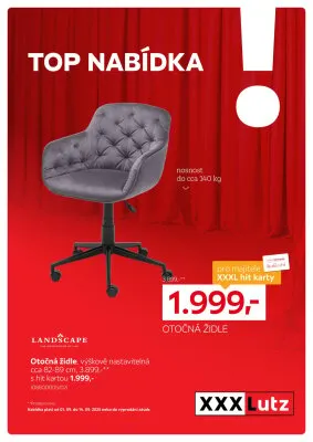akční leták XXXLutz 1.9.2025-14.9.2025