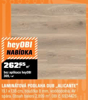 Podl.lamin Easy SteAq Dub 4VAlicante