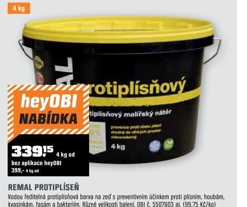 REMAL proti plíseň
