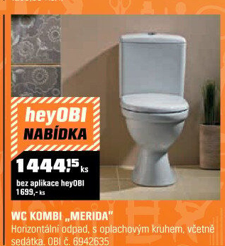 WC kombi Merida,se sedátkem