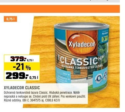 Xyladecor Classic Týk