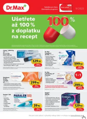 akční leták Dr. Max 1.9.2025-30.9.2025