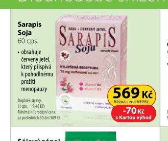 Sarapis Soja 60 cps.
