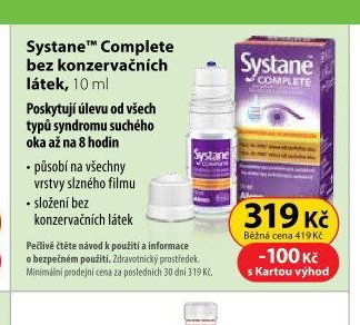 Systane Complete bez konzervačních látek, 10 ml