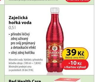 Zaječická hořká voda 0,5 l