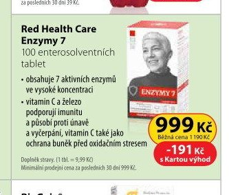 Red Health Care Enzymy 7 100 enterosolventních tablet