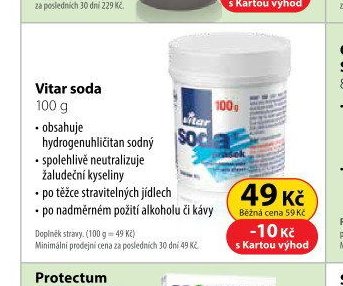 Vitar soda 100 g