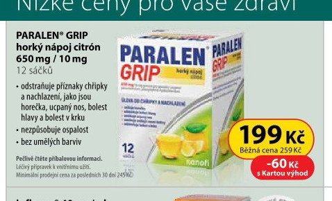 PARALEN GRIP horký nápoj citron
