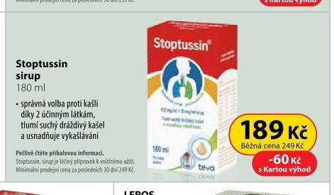 Stoptussin sirup 180 ml