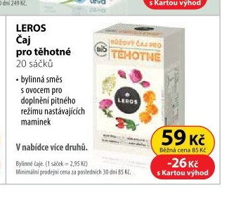 LEROS Čaj pro těhotné 20 sáčků