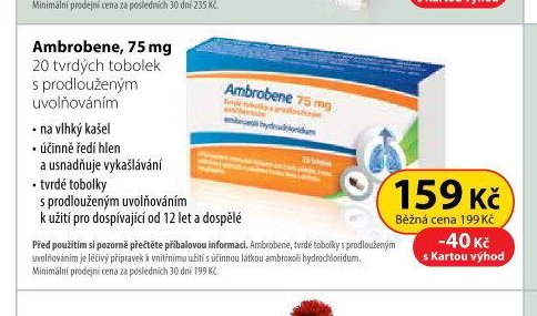 Ambrobene, 75 mg 20 tvrdých tobolek s prodlouženým uvolňováním - Dr. Max akcniletaky.com