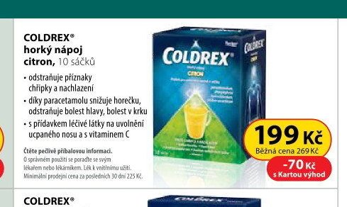 COLDREX horký nápoj citron