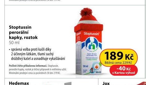 Stoptussin perorální kapky