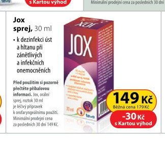 Jox sprej, 30 ml