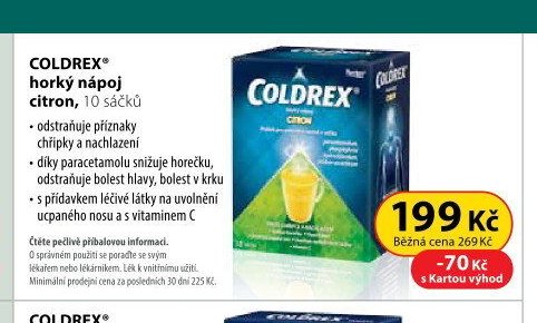 COLDREX horký nápoj citron