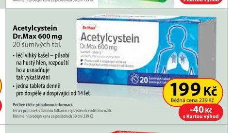 Acetylcystein Dr.Max 600 mg