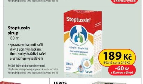 Stoptussin sirup 180 ml